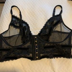 Black Velvet Bustier